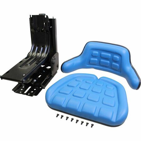 AFTERMARKET AMSS7465 Seat And Suspension Assembly, Blue Vinyl AMSS7465-ABL